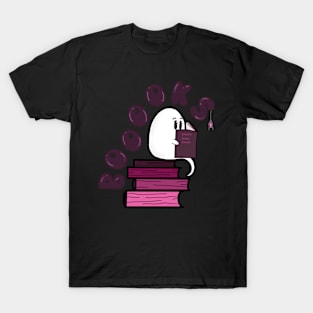 Book lovers design, boooooks, nerdy ghost T-Shirt